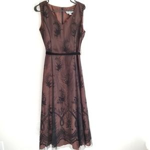 Gorgeous Jessica Howard Beaded Illusion Dress